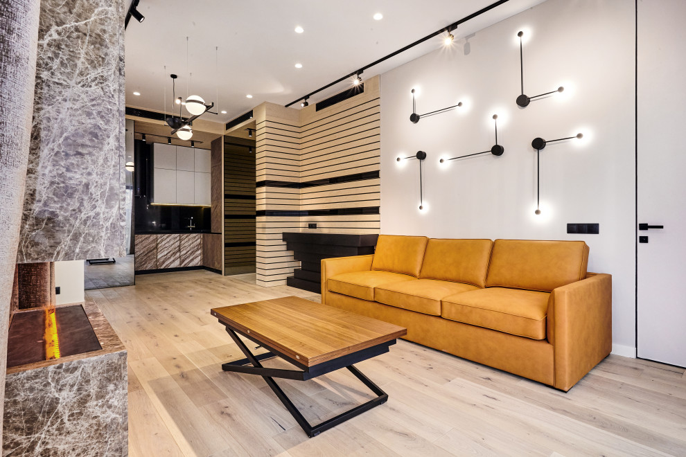 Кухня-Гостиная ЖК "Парк Рублёво"