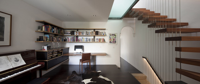 Newtown Terrace contemporary-vardagsrum