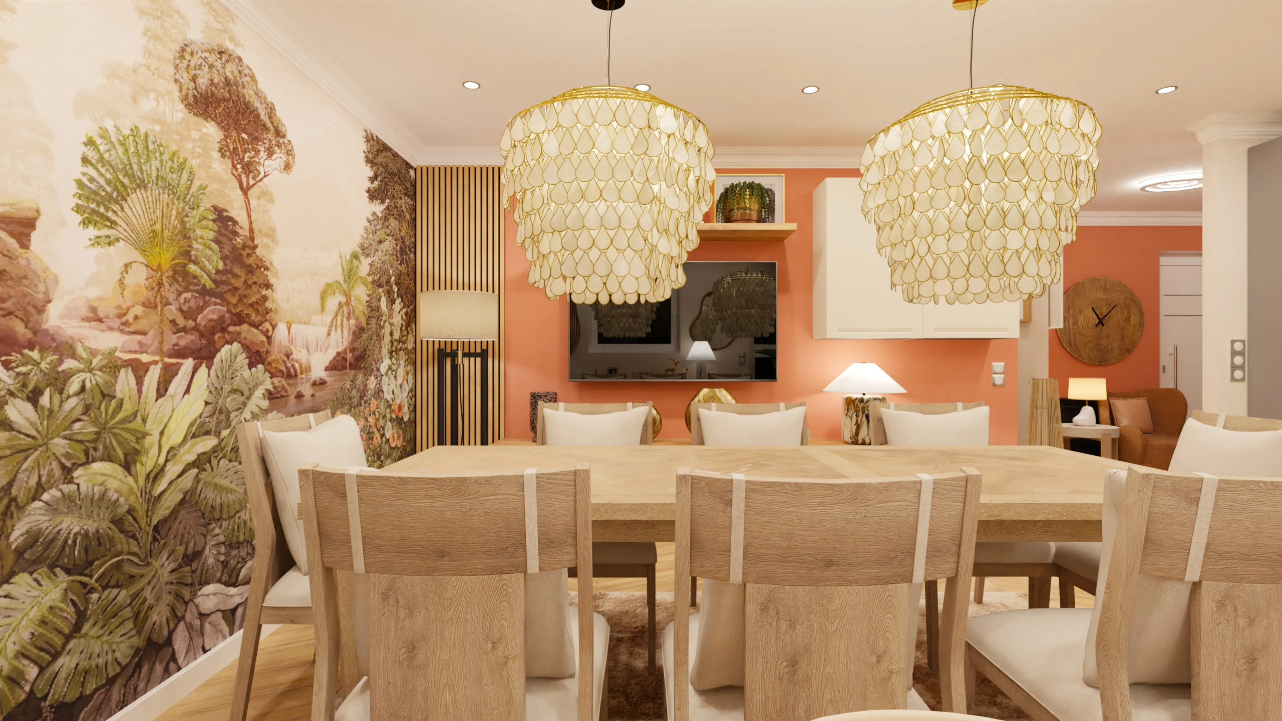 Rénovation complète, réunification de plusieurs appartements d'un petit immeuble