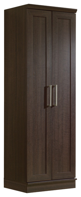 Sauder Homeplus Storage Cabinet In Dakota Oak Transitional