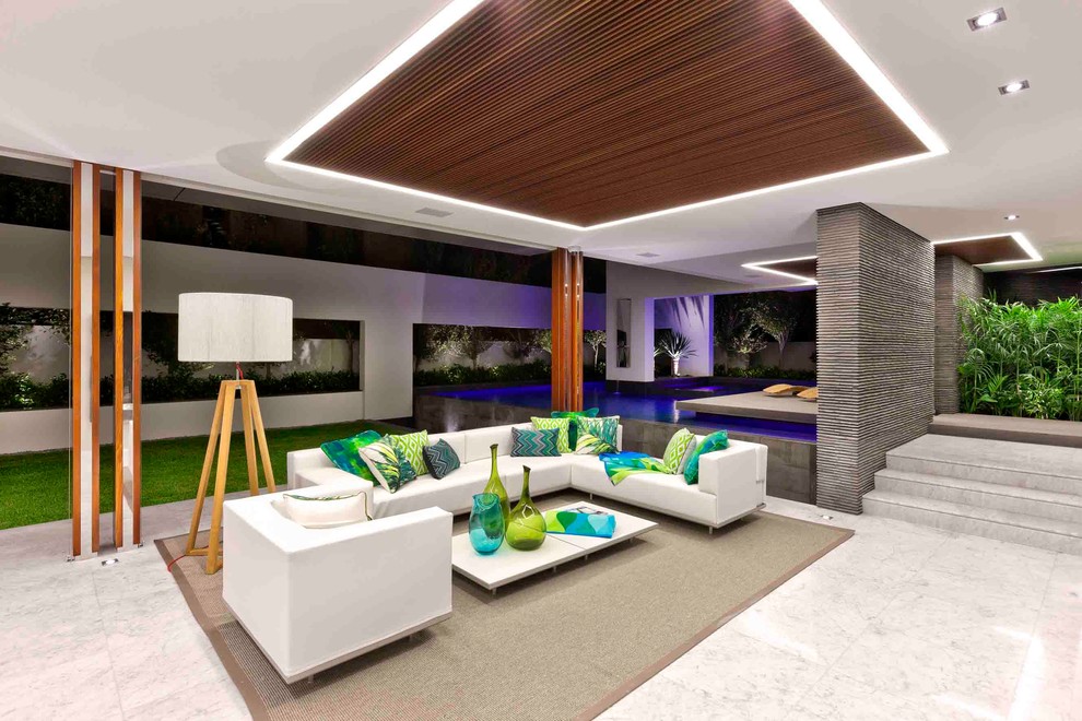 This is an example of a contemporary patio in Perth.