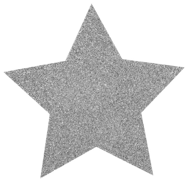 Sparkles Home Luminous Rhinestone Star Shape Placemat Contemporary