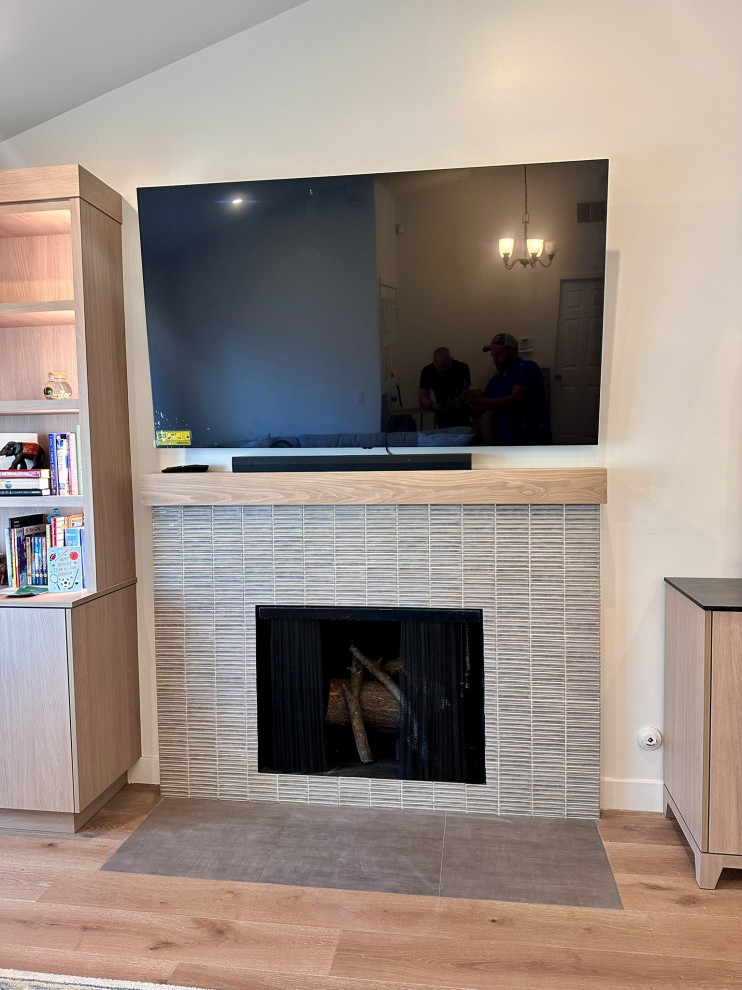 Fireplace tile installation | Pasadena