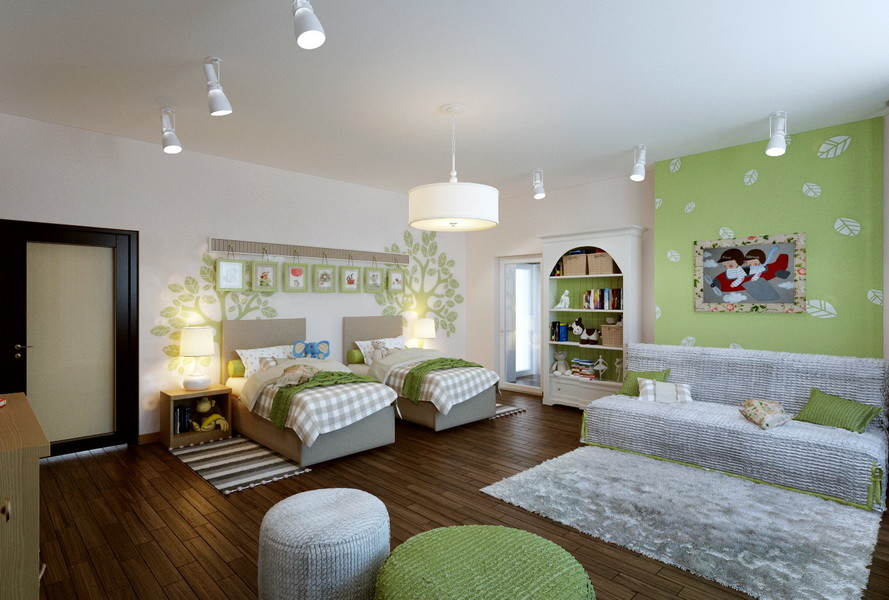 Дизайн интерьера дома "Африканский мотив"