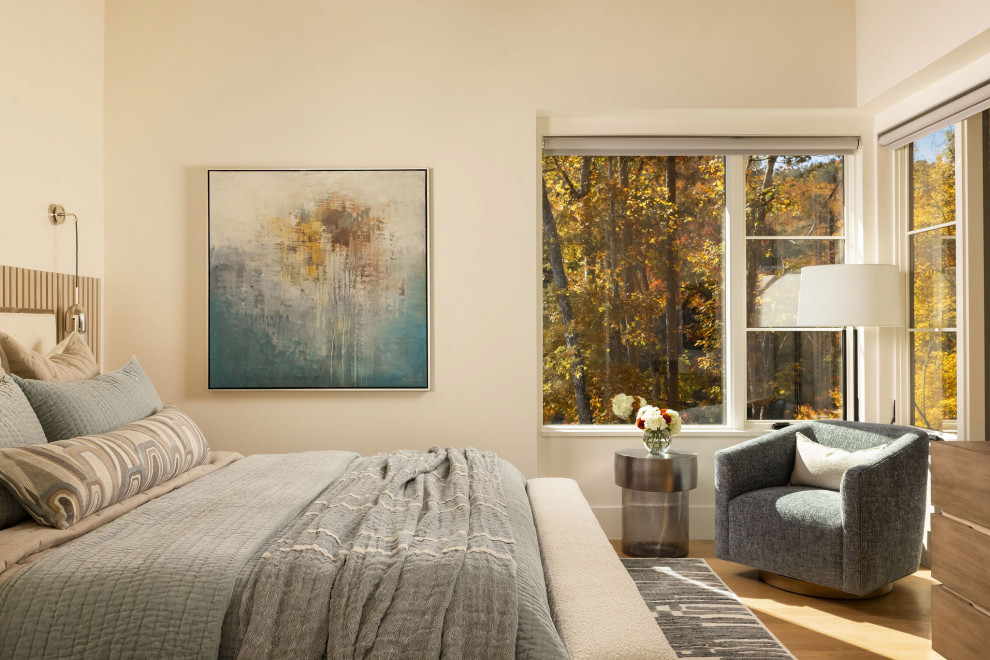 Bedroom - transitional bedroom idea