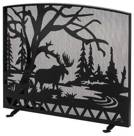 47W X 39H Moose Creek Arched Fireplace Screen