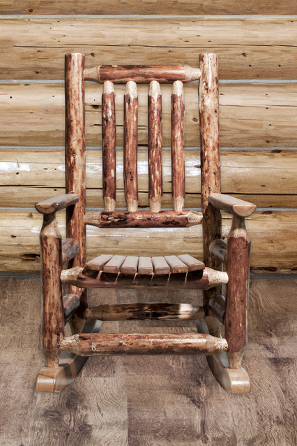 Glacier Country Collection Child's Rocker - Rustic - Rocking Chairs ...