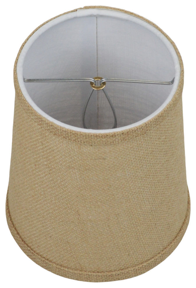 Fenchel Shades 5"x6"x7" Flame Clip Attachment Empire Lamp Shade