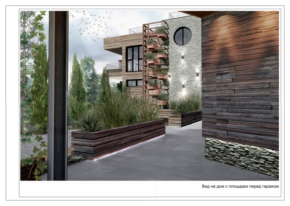 Жилой дом с эксплуатируемой кровлей в посёлке Велегож Парк Престиж