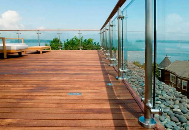 Inspiration for a large modern rooftop deck in Portland Maine with no cover.