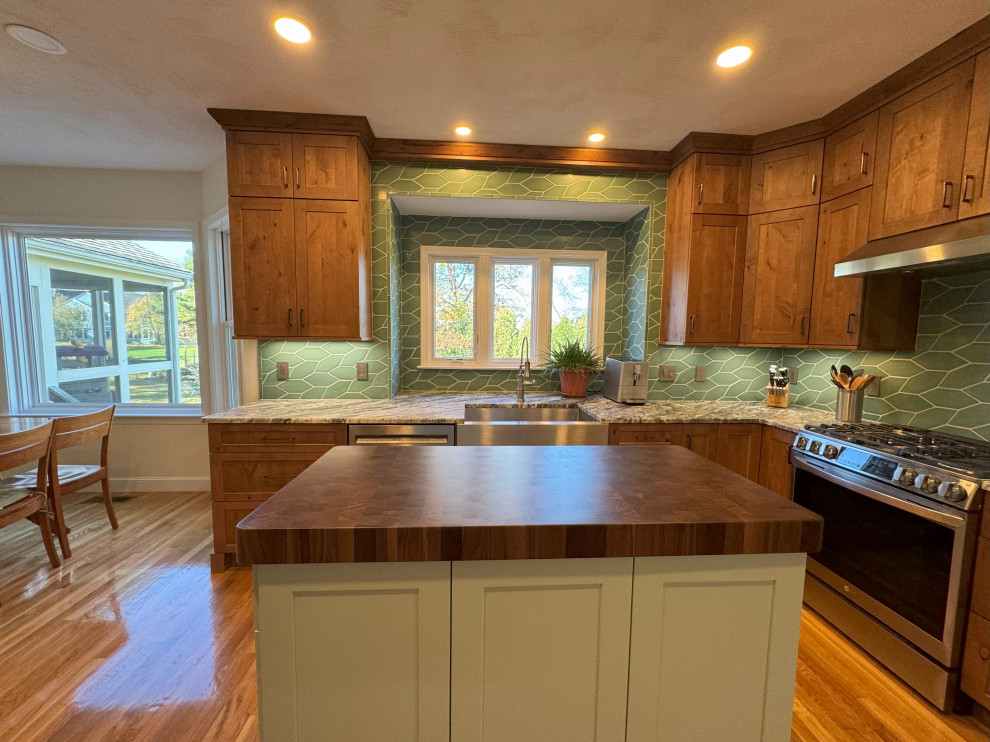 6420 - Rustic Alder Pecan & Slow Green