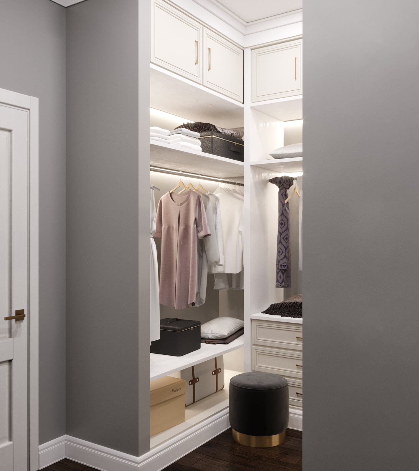 Проект интерьера квартиры в ЖК «Солнечный Олимп»