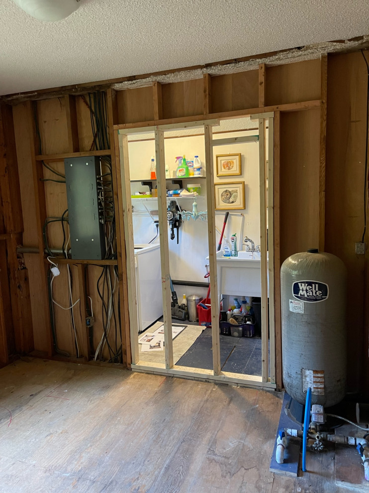 Turning a utility room into a bathroom