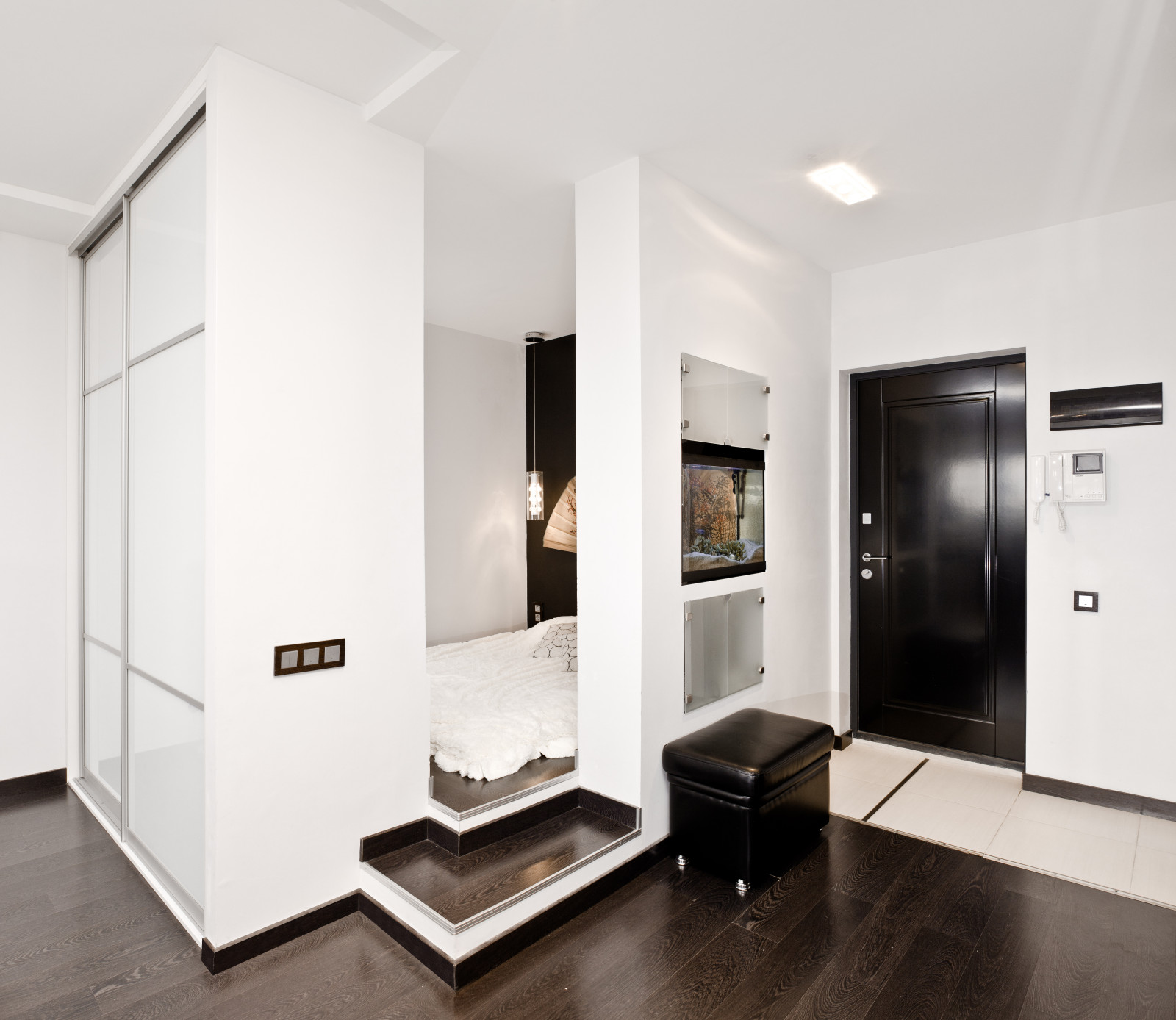 Черно-белая однушка