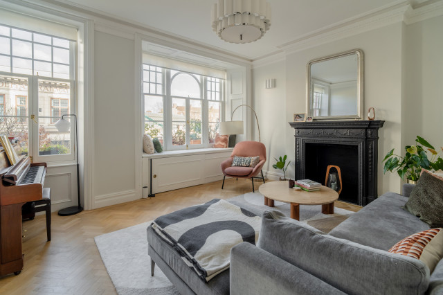 Room Tour: A Mansion Block Apartment Achieves its True Potential | Houzz UK
