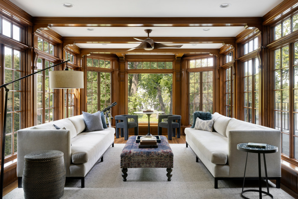 Elegant sunroom photo in Minneapolis