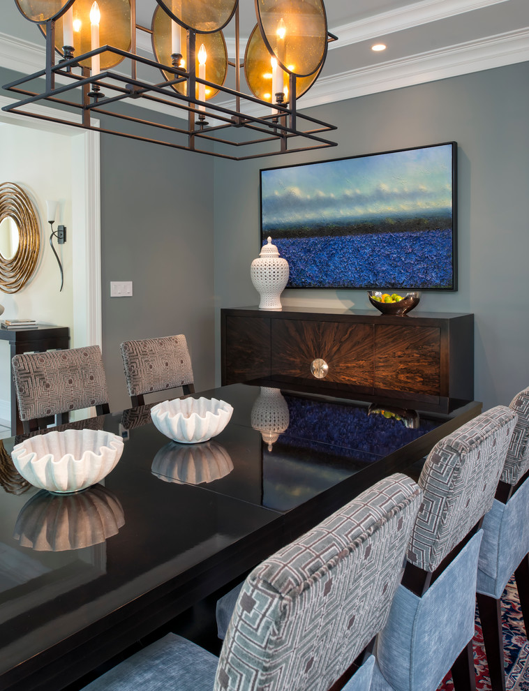Dining room - transitional dining room idea in DC Metro