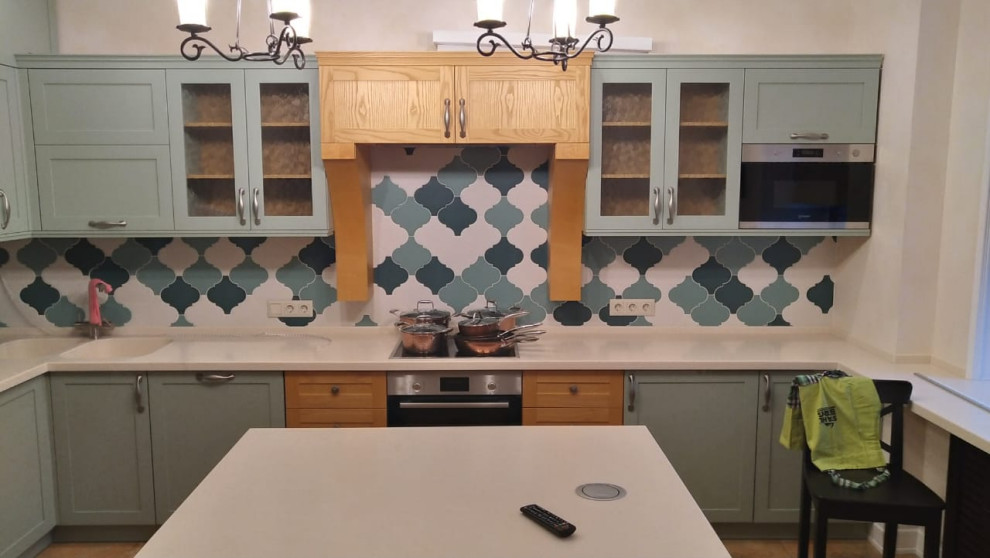 Кухня с балками