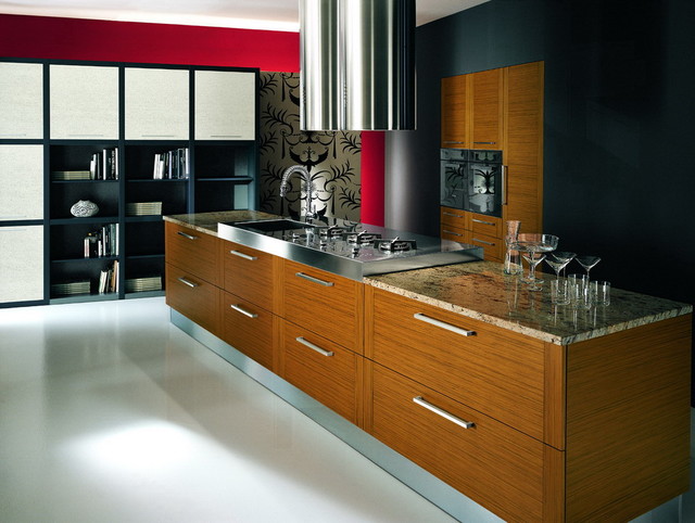 Example of a trendy home design design in San Diego