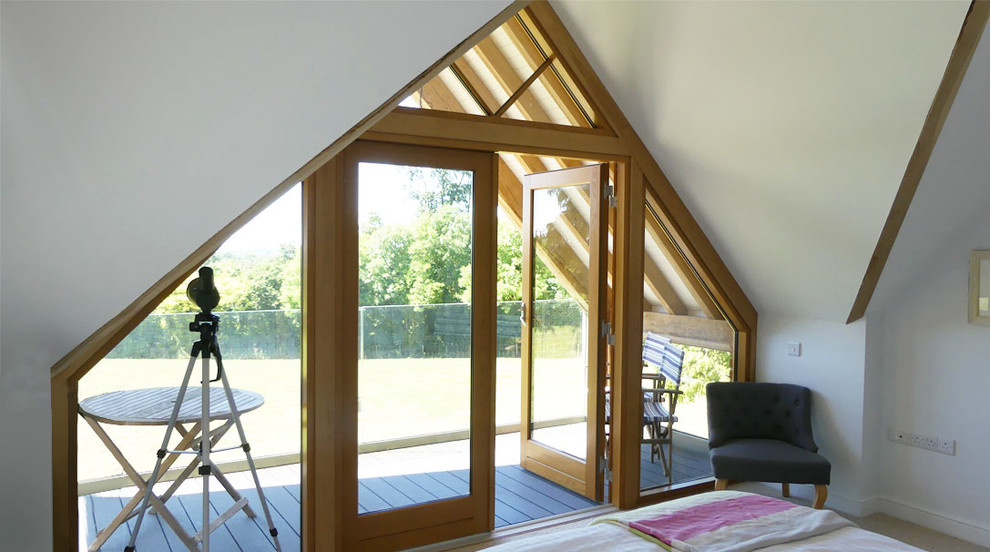 Classic bedroom in Oxfordshire.