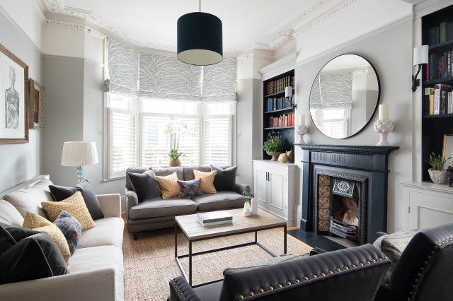 Battersea Home sekelskiftes-vardagsrum