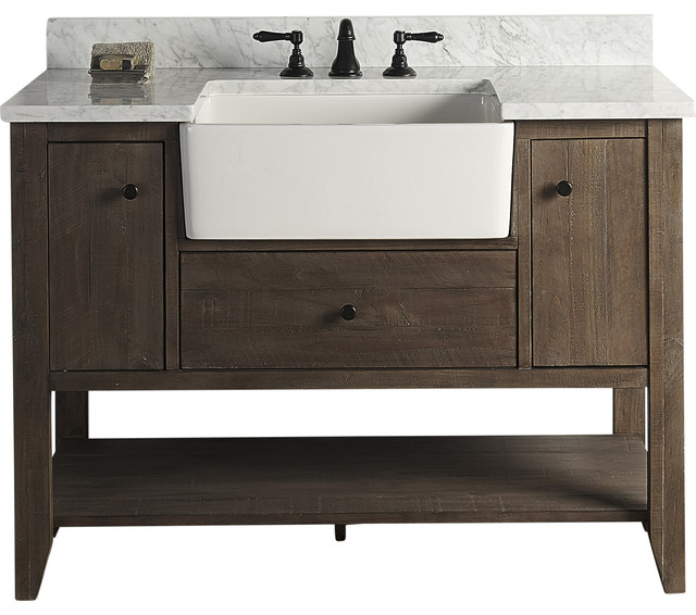 Fairmont Designs River View 48 Single Vanity Coffee Bean Base