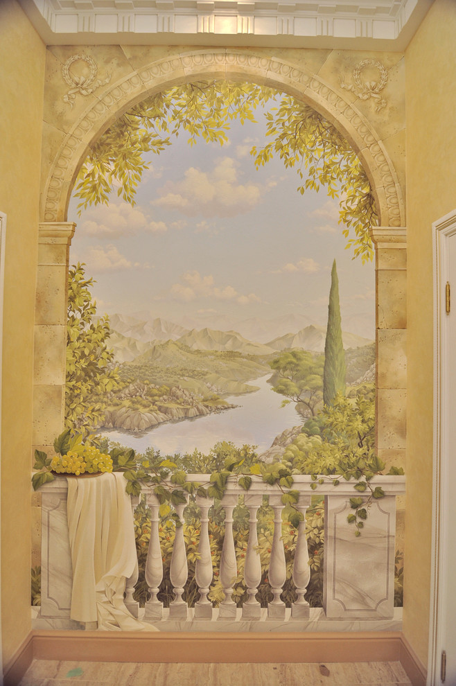 роспись в классическом интерьере