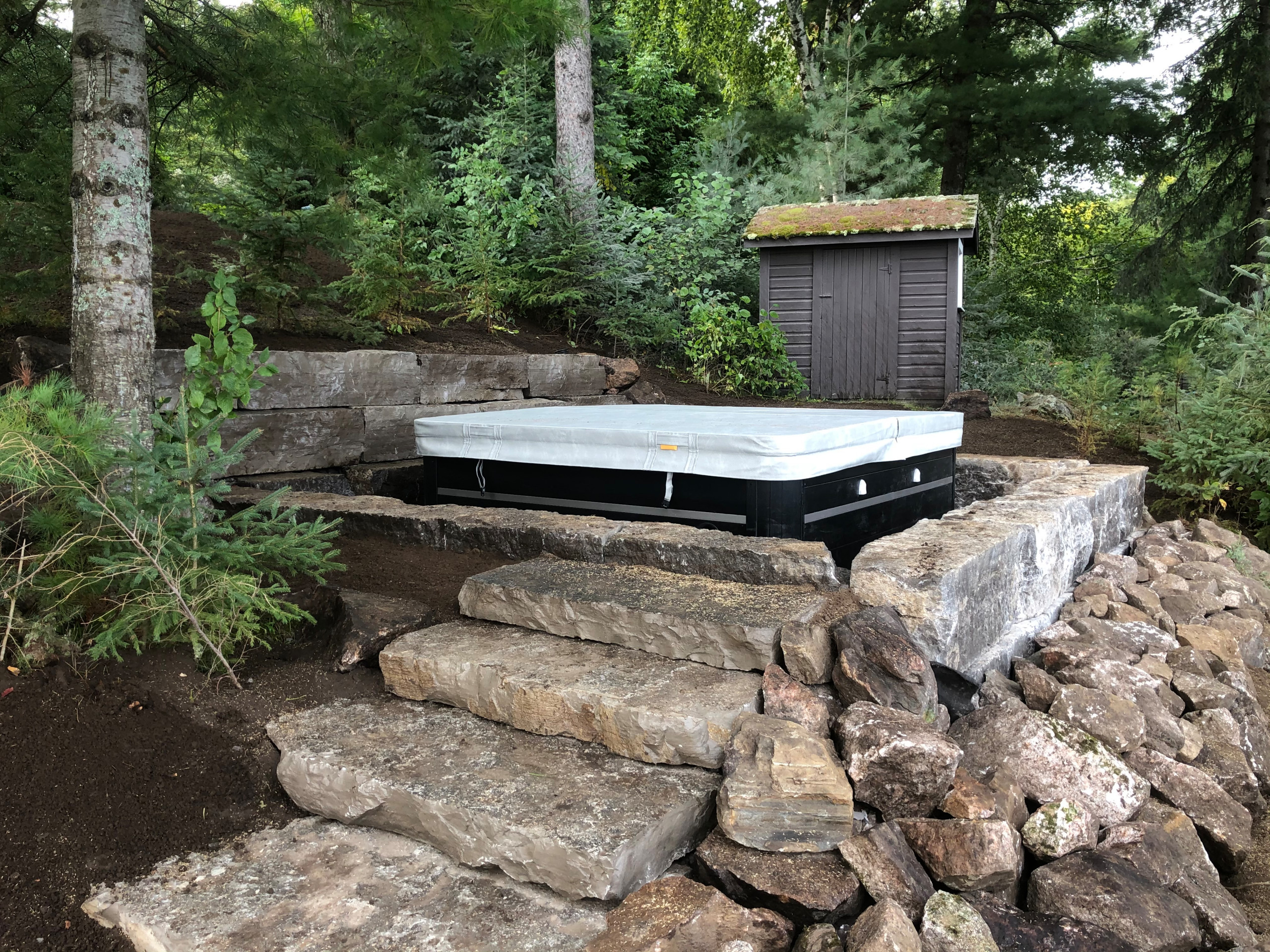 Custom Rock Stairway