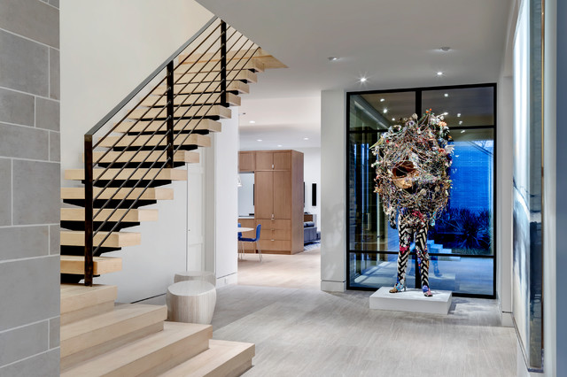 Preston Hollow Modern minimalistisch-eingang