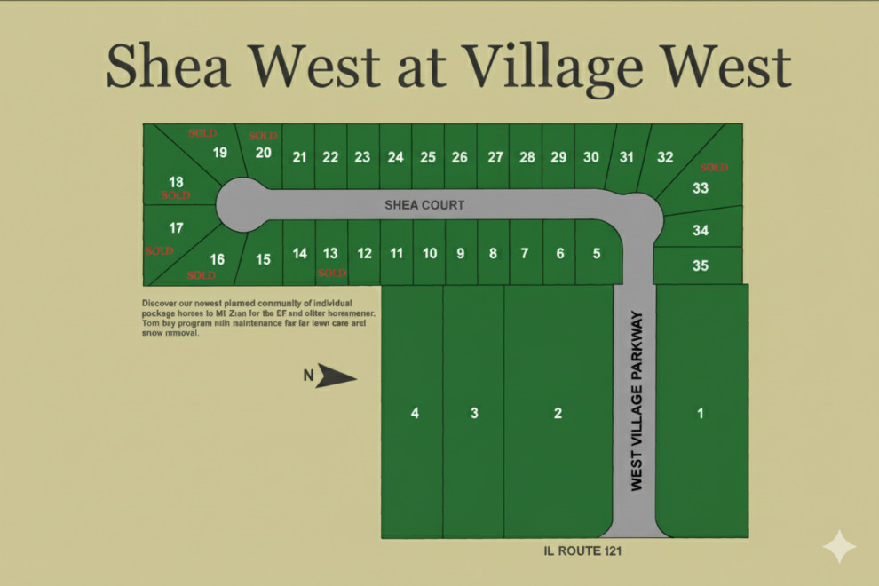 Shea West 55+ Community Mt Zion IL