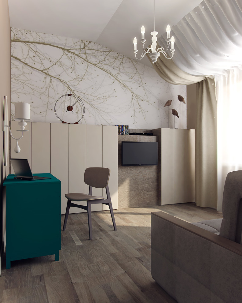 Интерьер частного дома в Московской области.