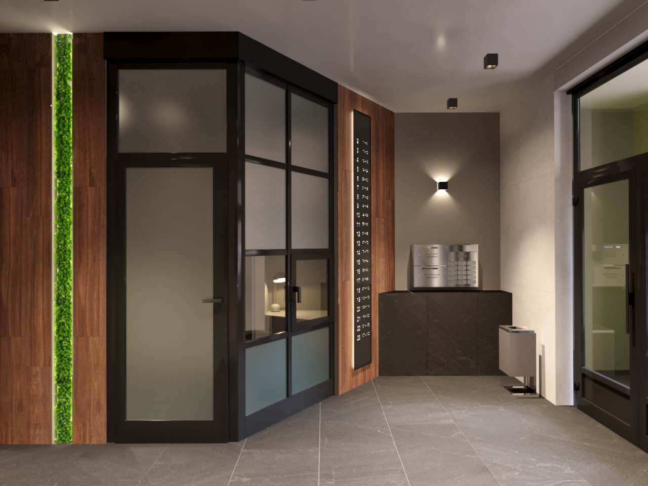 3d Визуализация мест общественного пользования в ЖК Прагма-Сити