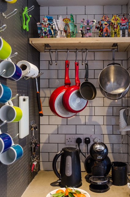 Hackney Flat eclectic-kitchen