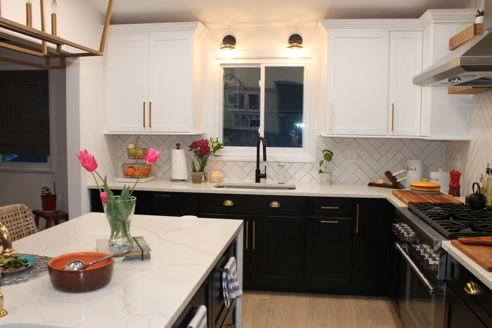 Black and White Kitchen Remodel
