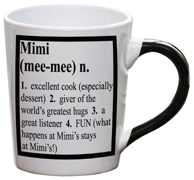 Mimi Definition Stoneware Coffee Mug Contemporary Mugs by Tumbleweed