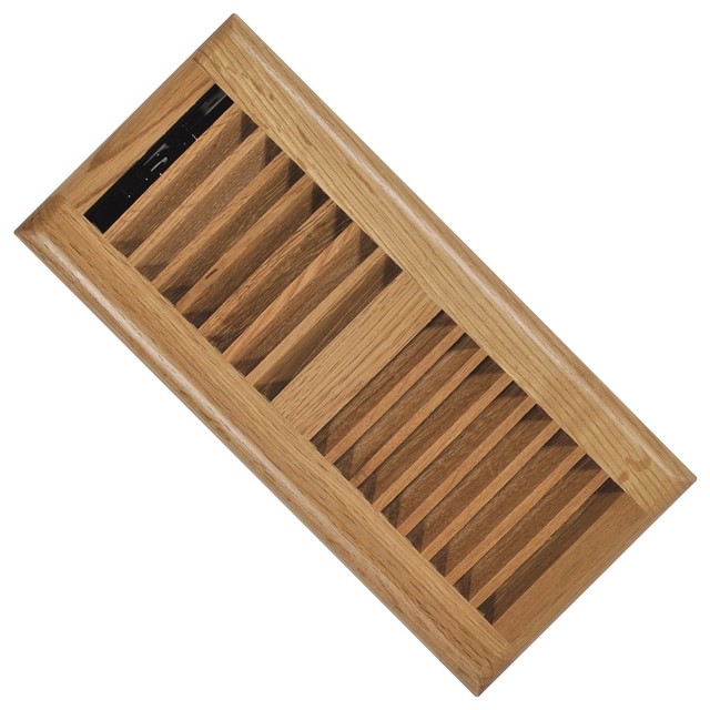Imperial Louvered Design Floor Register 4 X10 Transitional