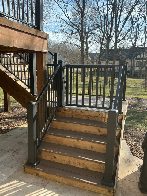 Deck Stairs contemporary-terrace