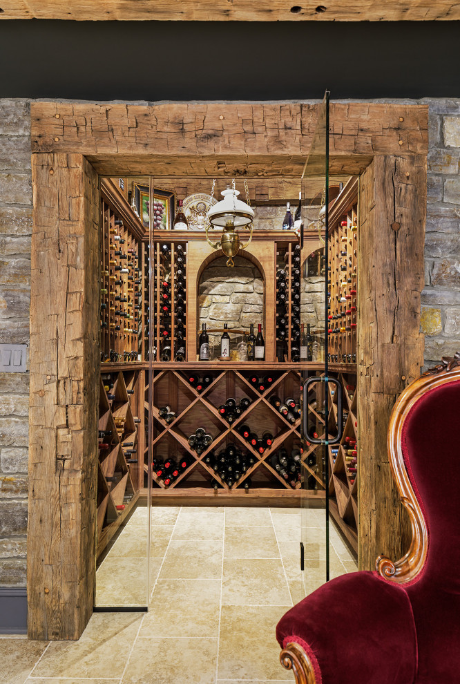Comfortable Cave Rustic Wine Cellar DC Metro by Luther Paul