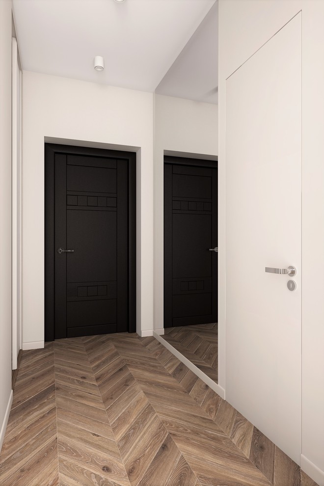 Дизайн-проект однокомнатной квартиры студии, площадью 40,4м.кв., в ЖК «Эталон» д