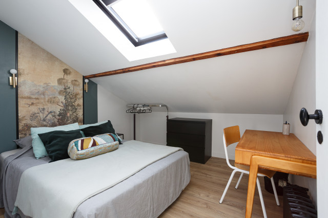 Chambre amis eklektisch-schlafzimmer