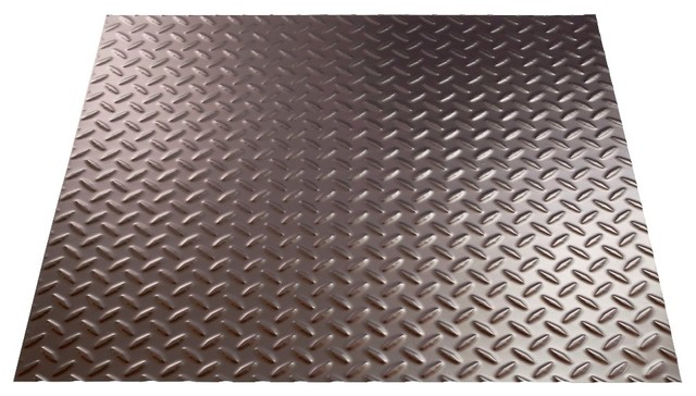 2 X2 Fasade Diamond Plate Revealed Edge Lay In Ceiling Tile Brushed Nickel