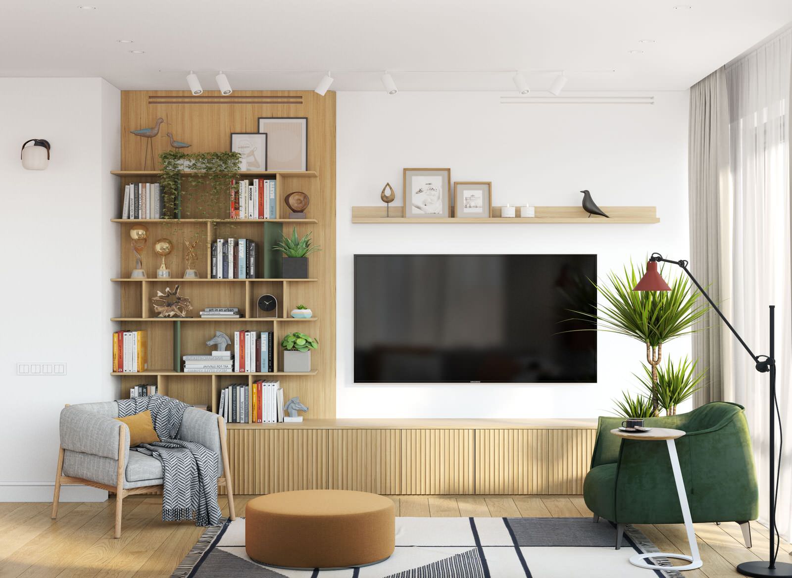 Дизайн интерьера четырехкомнатной квартиры в г. Москва