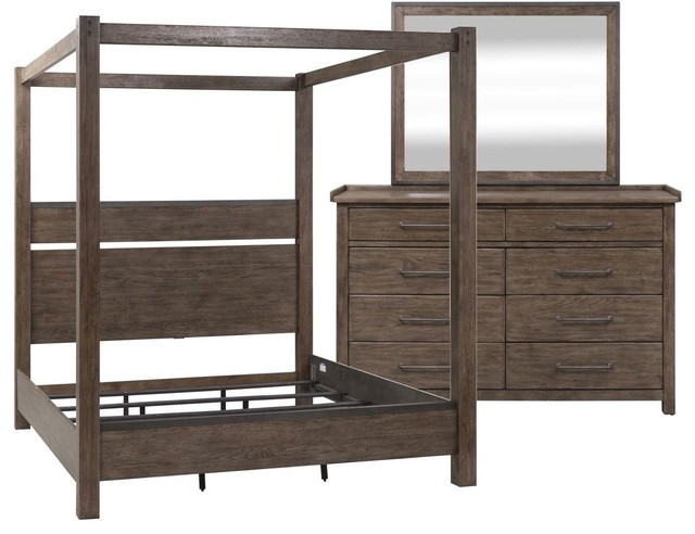 Liberty Sonoma Road 3 Piece Canopy Bedroom Set 473 Br Dm Queen