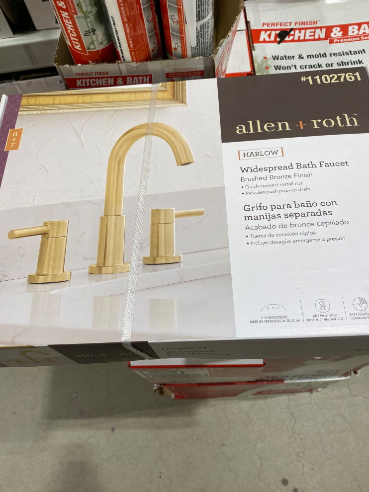 Can I use an 8" faucet set in 4" center holes?