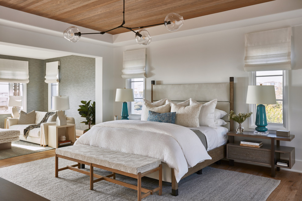 Bedroom - mediterranean bedroom idea in Orange County