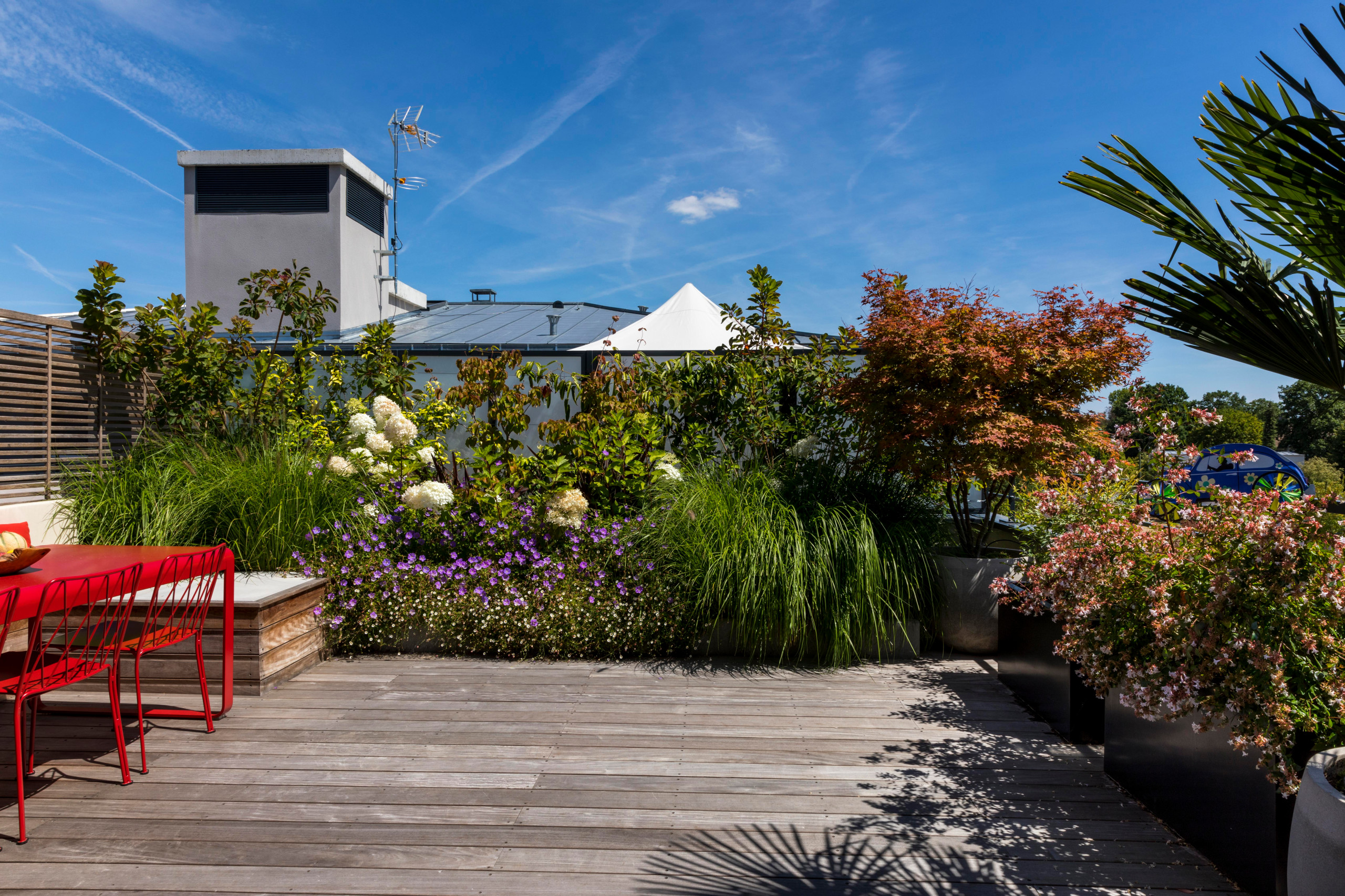 une terrasse foisonnante!