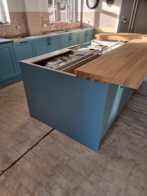 Shaker Kitchen lantlig-koek