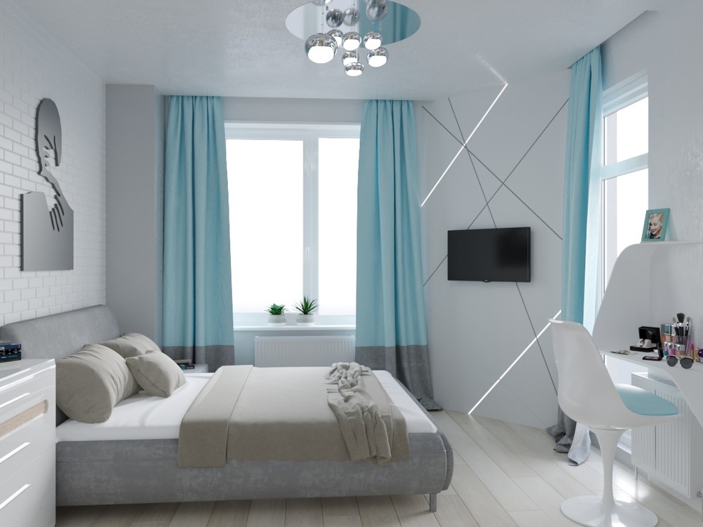 Светлая спальня.