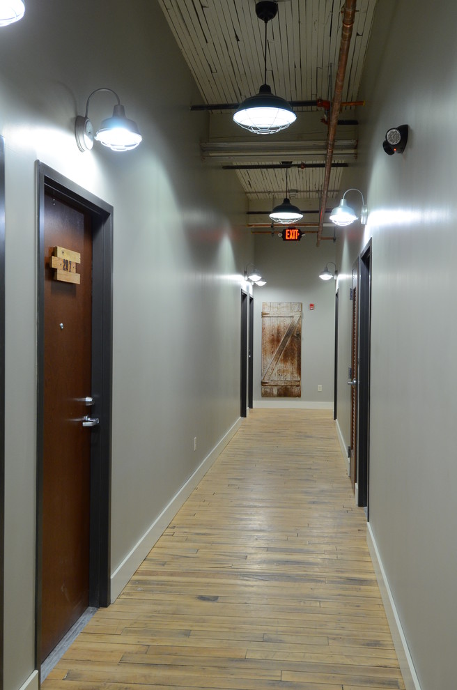This is an example of an industrial hallway in Chicago.