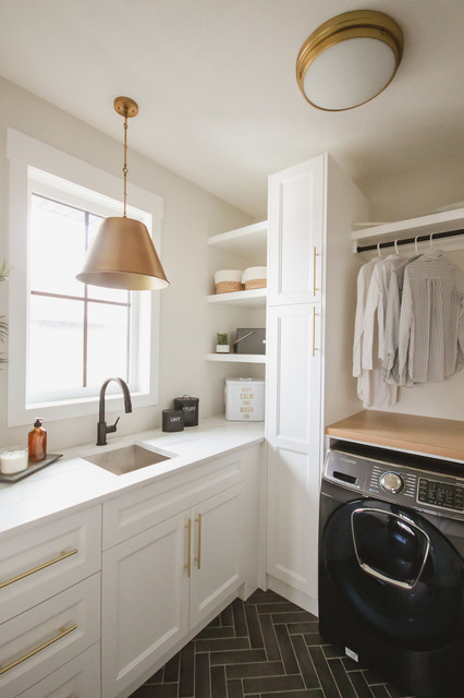 Sage Custom Build - Transitional - Laundry Room - Other - by Citizen ...